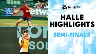 Hurkacz Takes On Zverev Sinner vs Zhang  Halle 2024 SemiFinal Highlights [upl. by Silletram]