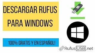 ▷ Descargar Rufus para Windows【 Guía Actualizada 】 [upl. by Kehoe]