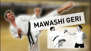 MAWASHI GERI  KARATE  MICROFORMAT 5 [upl. by Yorled127]