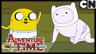 Adventure Time  Baby Finn and Jake  The First Investigation  Cartoon Network [upl. by Cristiano190]