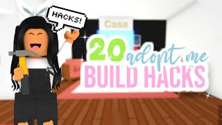 20 BUILDING HACKS amp TIPS in Adopt Me Kitchen amp Living Room SunsetSafari [upl. by Candy307]