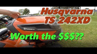 Reviewing the Husqrvarna TS 242XD Tractor After 10 Hours of Mowing [upl. by Adnilre]