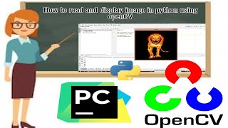 how to read and display image in python using openCV  pycharm  Python  Love Programming [upl. by Jobey]