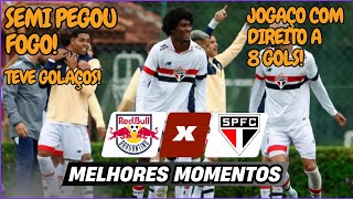 Red Bull Bragantino 4 x 4 São Paulo  Melhores Momentos  SEMIFINAL  PAULISTÃO SUB20 2024 [upl. by Nauqit]