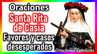 Oración a Santa Rita de Casia para casos imposibles y desesperados 🌷 Oración a Santa Rita 💖 [upl. by Sakovich]