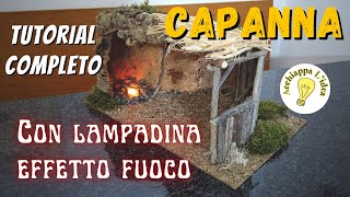 Capanna o grotta tutorial  Presepe fai da te [upl. by Nair]