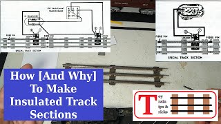 How And Why To Make Insulated Track Sections [upl. by Erde]