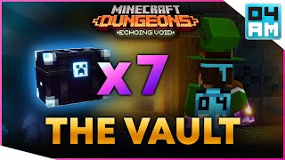 THE VAULT  7 OBSIDIAN CHESTS amp All Secret Stronghold Switch Locations in Minecraft Dungeons [upl. by Dnar]