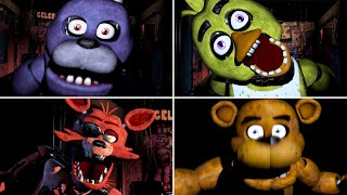 Five Nights at Freddys  All Jumpscares [upl. by Sigismund]