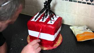 How to make a minecraft cake TNT block Cake [upl. by Aeneg890]