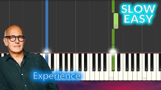 Ludovico Einaudi  Experience SLOW EASY Piano Tutorial [upl. by Hutchison]