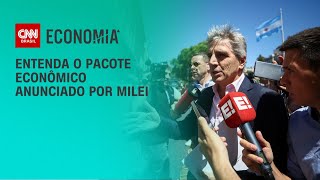 Entenda o pacote econômico anunciado por Milei  CNN PRIME TIME [upl. by Jacey506]