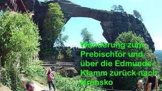 Wanderung zum Prebischtor und durch die Edmundsklamm zurück [upl. by Leerzej]