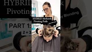 How To Hybrid Pivoting Mohawk SectioningEasy Blonding Like Save  Follow for more tutorials [upl. by Rubio]