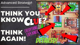 Clue Advanced Strategy Detailed To Explain Everything Cluedo [upl. by Arikehs]