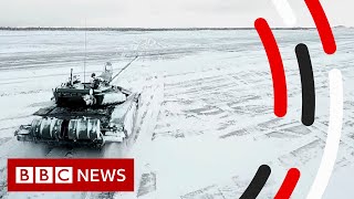 Where are Russias troops positioned near Ukraines borders  BBC News [upl. by Miett327]