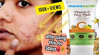 MAMA EARTH VITAMIN C FACE WASH HONEST REVIEWMY EXPERIENCE AFTER USING THIS FOR 3 DAYSNEHASMARTY [upl. by Zilber719]