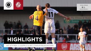 HIGHLIGHTS  Boreham Wood v Woking  12th Nov 2022 Highlights [upl. by Tobi]