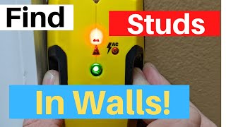 How to find studs in the wall Quick and easy amp SAFE guide [upl. by Lechar752]