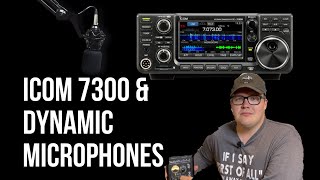 Icom 7300 Dynamic Microphones amp Preamps [upl. by Arly]