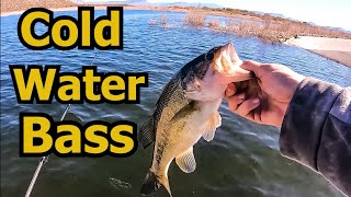 Fishing For Winter Bass At Roosevelt Lake Boat Ramps [upl. by Annehcu]