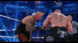 Wrestlemania 30 Undertaker vs Brock Lesnar [upl. by Deloris]