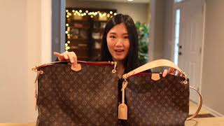 Louis Vuitton Graceful PM and Graceful MM Comparison and review  by Mcraft Leather [upl. by Arodasi]