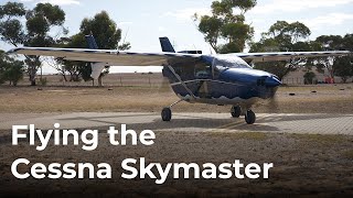 Learning to fly the Cessna SKYMASTER 337  Training Course [upl. by Abdella982]