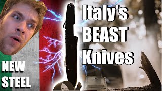 Italian MONSTER KNIVES Survival BEASTS Extrema Ratio Dobermann [upl. by Adnohral]