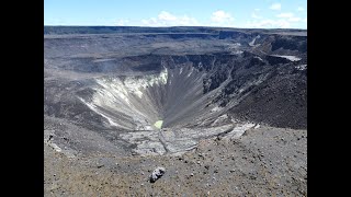 Water appears in Halemaʻumaʻu  Kīlauea Volcano [upl. by Cliffes]