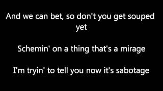 Beastie Boys  Sabotage Lyrics [upl. by Aufa]