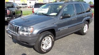 SOLD 2003 Jeep Grand Cherokee Laredo Walkaround Start up Tour and Overview [upl. by Anazus]