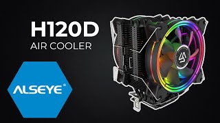 ALSEYE COOLING SOLUATION  H120D CPU COOLER [upl. by Atile272]