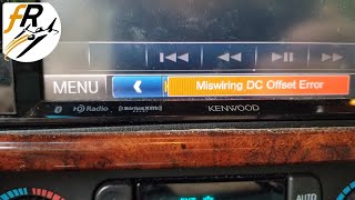 Miswiring DC Offset Error Quick FIX [upl. by Zetnod]