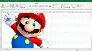 How to enlarge an image to print on multiple pages using Microsoft Excel Tutorial [upl. by Ainnat]