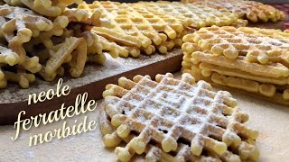 FERRATELLE ABRUZZESI MORBIDE CUOCIONO NEL TEMPO DI UNAVE MARIA NEOLE PIZZELLE WAFFLE [upl. by Yrennalf175]