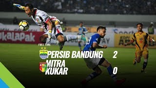 Pekan 3 Cuplikan Pertandingan Persib Bandung vs Mitra Kukar 8 April 2018 [upl. by Achilles]