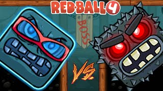 Red Ball 4  BOSS 4 Vs All BOSS 3 Into The Caves  Red Ball 4 Gameplay [upl. by Nance]