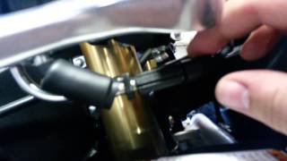 2012 GSXR 750 throttle adjustment [upl. by Cookie818]