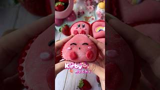 Kirby mochis 🩷 kawaii receta postres [upl. by Ybur42]