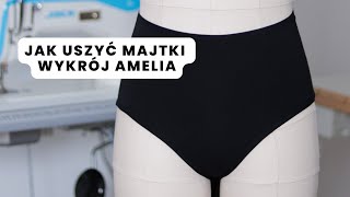 Jak uszyć majtki Darmowy wykrój  majtki Amelia [upl. by Melessa345]