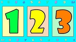 Numbers Songs Collection Counting 1 to 10  Kids Learn to Count Baby Toddler Songs [upl. by Emixam]