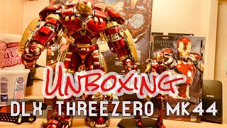 UNBOXING IRON MAN DLX Threezero Hulkbuster Mark 44 [upl. by Hcra]