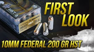 First Look At The New 10mm 200gr HST From Federal [upl. by Nnylaj42]