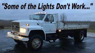 Ford F700 Project  Fixing the Lights  Part 2 [upl. by Millan]