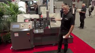 IMTS 2024  The New Haas Bandsaw at the Haas booth  Haas Automation Inc [upl. by Cheatham]