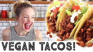 Vegan Tofu Taco Crumbles  How to Make Vegan Taco Meat [upl. by Jeggar]