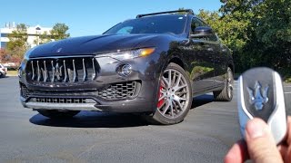 2017 Maserati Levante S Start Up Exhaust Test Drive and Review [upl. by Tanah]