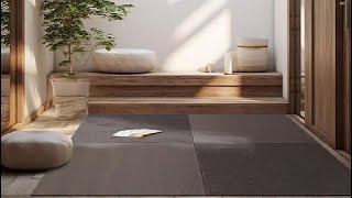 HAGiHARA Japanese Tatami Mat PVC Tatami Mat for Bedroom Sleeping Crawling and Yoga Mat Patchwork [upl. by Enelrac]