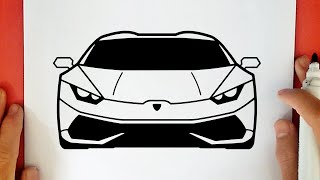 COME DISEGNARE UNA LAMBORGHINI HURACAN [upl. by Ruthven]